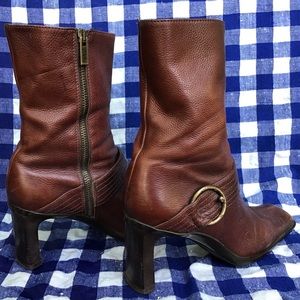 Brown Anne Klein Leather Boots
